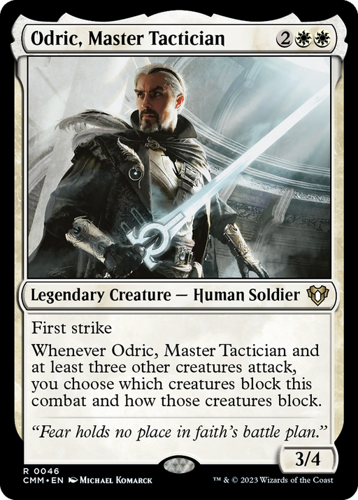 Odric, Master Tactician [Commander Masters] - Just $0.25! Shop now at Retro Gaming of Denver