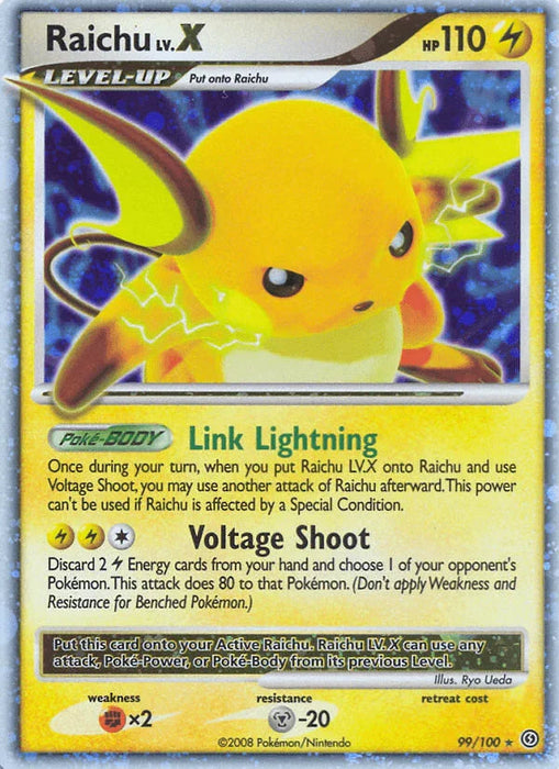 Raichu LV.X (99/100) [Diamond & Pearl: Stormfront] - for just $39.20! 