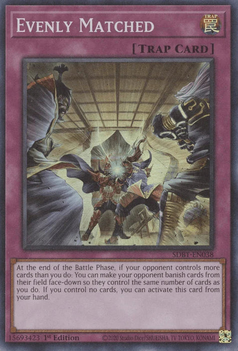 Evenly Matched [SDBT-EN038] Super Rare - for just $1.60! 
