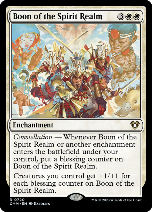 Boon of the Spirit Realm (CMM-720) - Commander Masters - for just $2.52! 