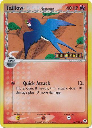 Taillow (66/101) (Delta Species) (Stamped) [EX: Dragon Frontiers] - for just $2.95! 