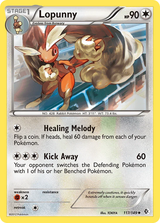 Lopunny (117/149) [Black & White: Boundaries Crossed] - for just $0.25! 