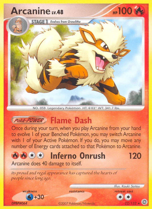 Arcanine (22/132) [Diamond & Pearl: Secret Wonders] - for just $2.55! 