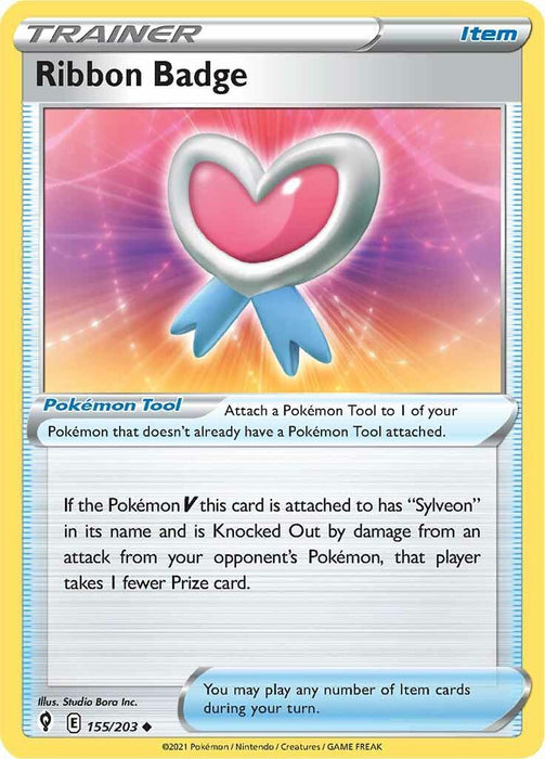 Ribbon Badge (155/203) [Sword & Shield: Evolving Skies] - for just $0.10! 