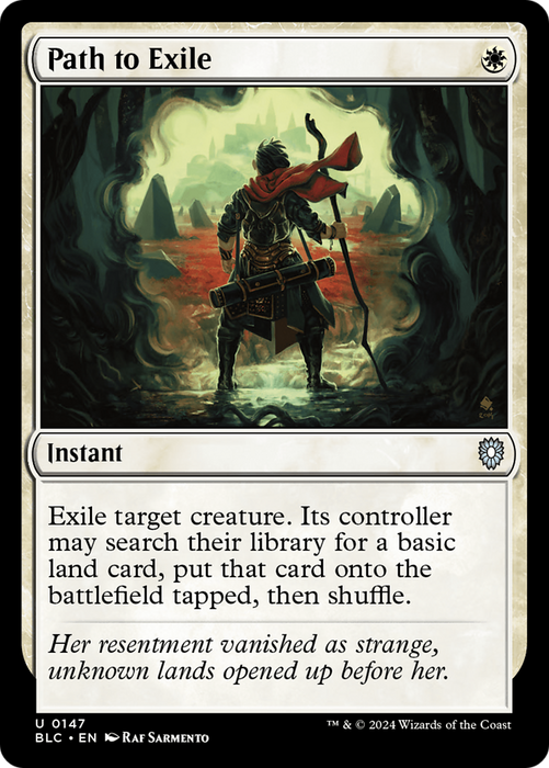 Path to Exile (BLC-147) - Bloomburrow Commander - for just $0.42! 