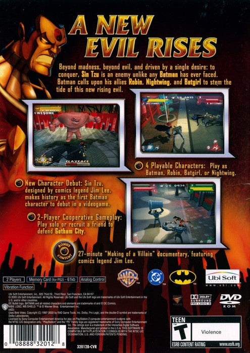Batman: Rise of Sin Tzu – PlayStation 2 (PS2) - for just $24.99! 