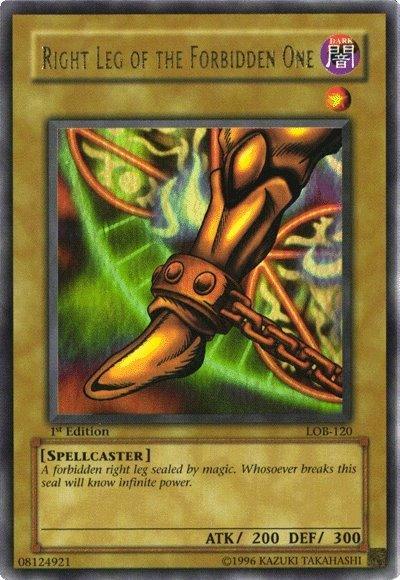 Right Leg of the Forbidden One [LOB-120] Ultra Rare - for just $9.20! 