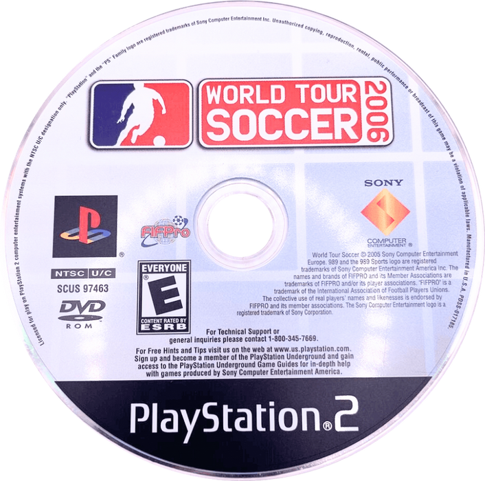World Tour Soccer 2006 – PlayStation 2 (PS2) - for just $2.99! 