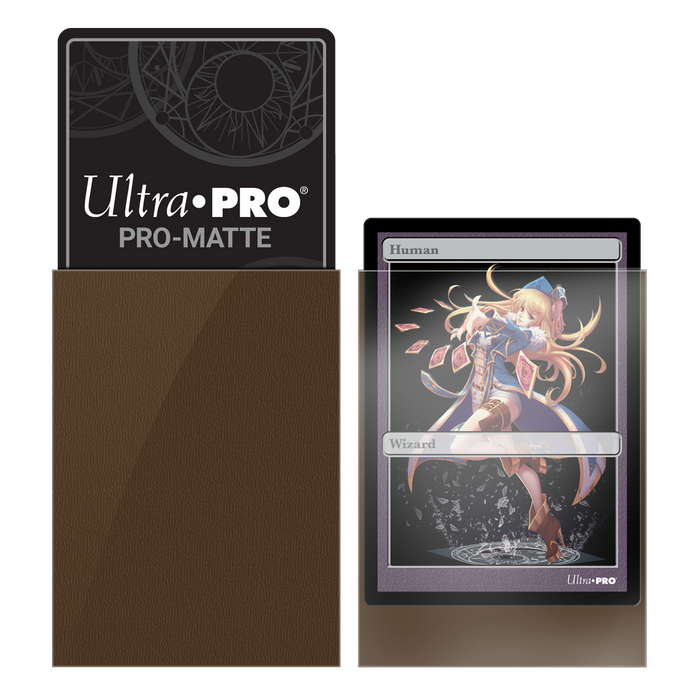 Ultra PRO: Small 60ct Sleeves - PRO-Matte (Brown) - Just $0! Shop now at Retro Gaming of Denver