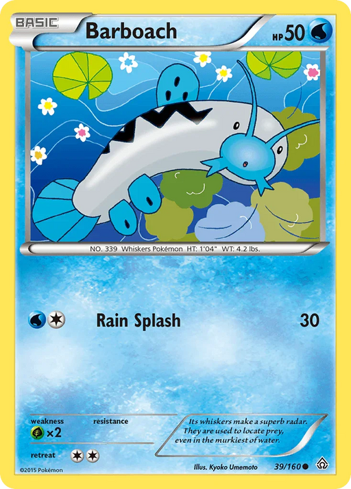 Barboach (39/160) [XY: Primal Clash] - for just $0.10! 