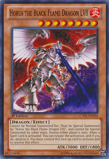 Horus the Black Flame Dragon LV8 [LCYW-EN199] Common - for just $2.30! 