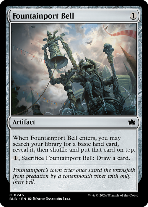 Fountainport Bell (BLB-245) - Bloomburrow - for just $0.02! 