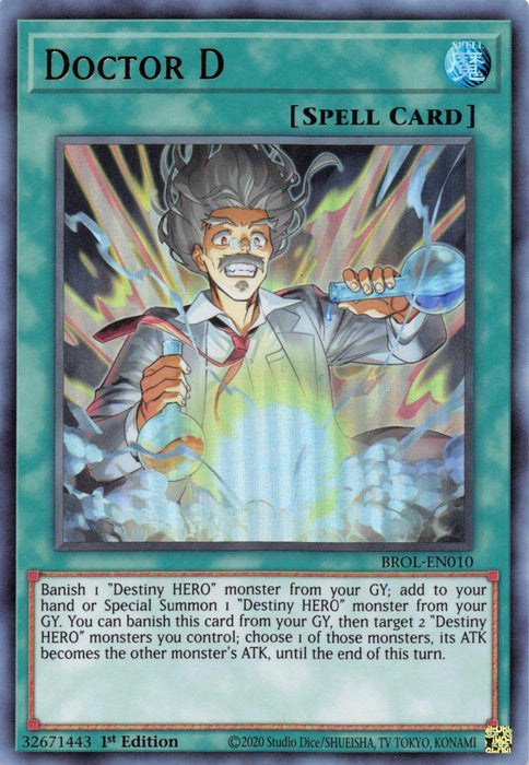 Doctor D [BROL-EN010] Ultra Rare - for just $0.10! 