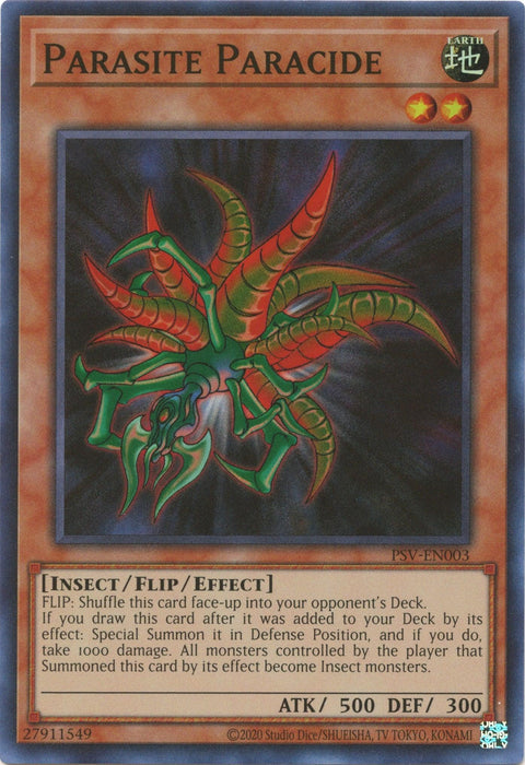 Parasite Paracide (25th Anniversary) [PSV-EN003] Super Rare - for just $0.30! 