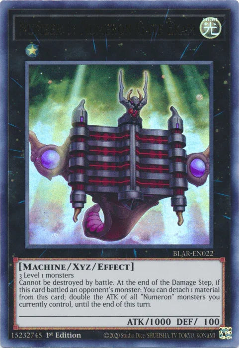 Number 1: Numeron Gate Ekam [BLAR-EN022] Ultra Rare - for just $0.15! 