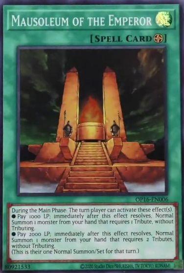 Mausoleum of the Emperor [OP16-EN006] Super Rare - for just $0.30! 