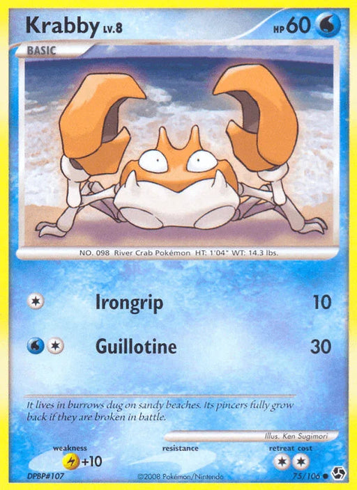 Krabby (75/106) [Diamond & Pearl: Great Encounters] - for just $0.15! 