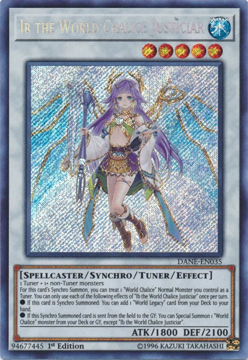 Ib the World Chalice Justiciar [DANE-EN035] Secret Rare - for just $0.40! 