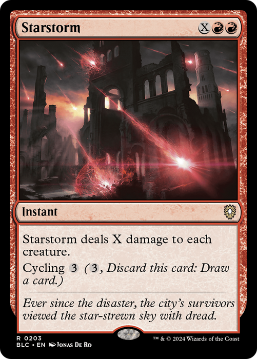 Starstorm (BLC-203) - Bloomburrow Commander - for just $0.10! 