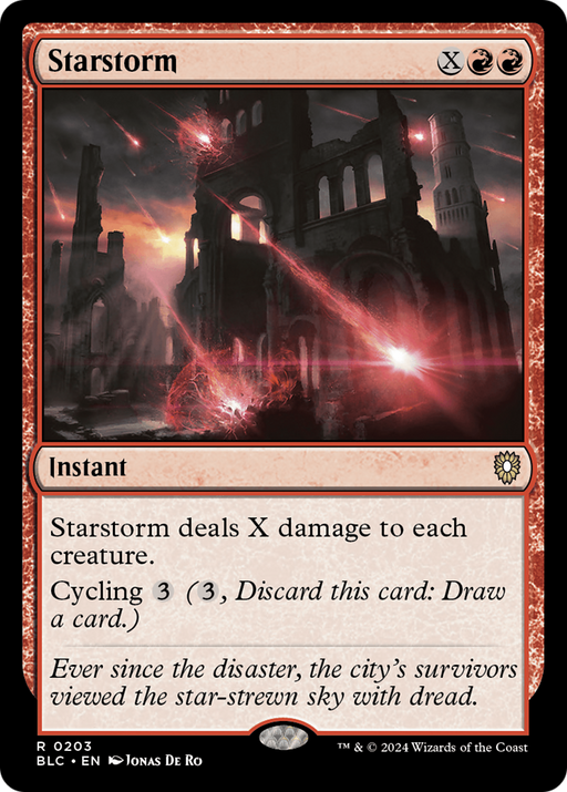 Starstorm (BLC-203) - Bloomburrow Commander - for just $0.10! 