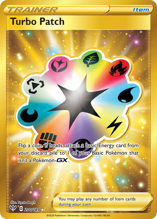 Turbo Patch (200/189) [Sword & Shield: Darkness Ablaze] - for just $1.15! 
