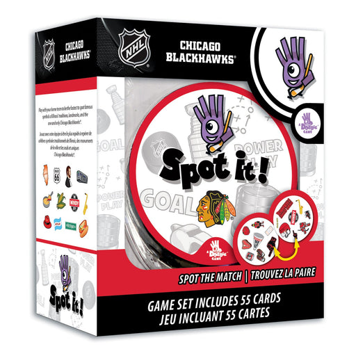 Chicago Blackhawks Spot It! Card Game - Premium Card Games - Just $12.99! Shop now at Retro Gaming of Denver