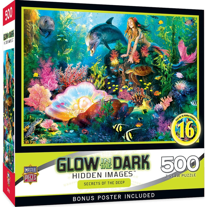 Hidden Images - Secrets of the Deep 500 Piece Jigsaw Puzzle - for just $14.99! 