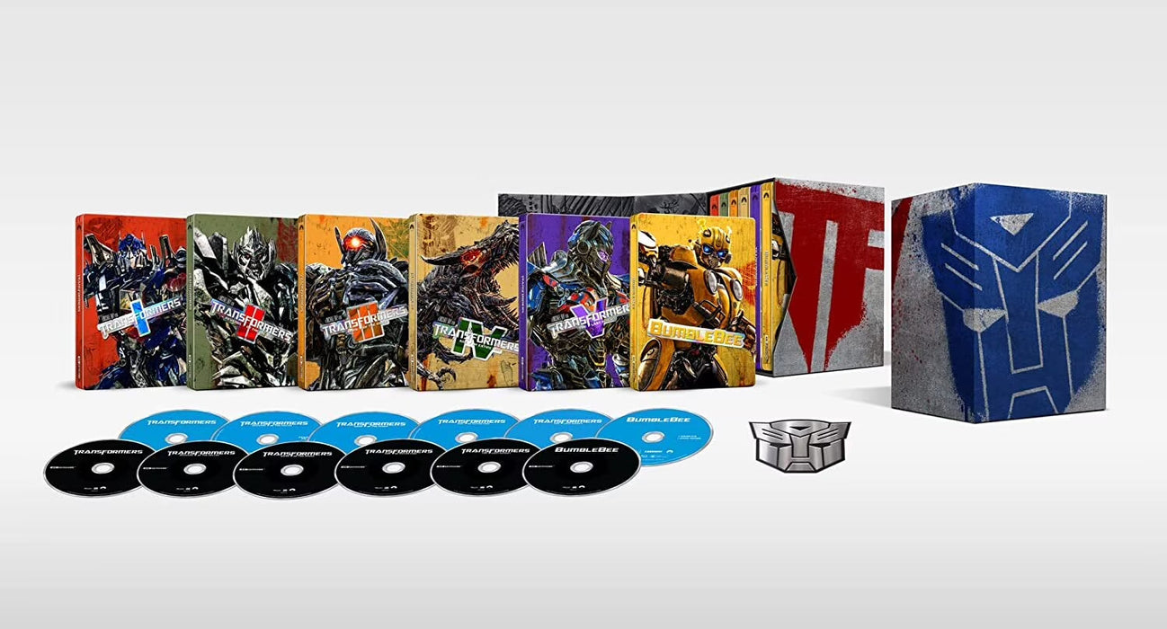 Transformers - Ultimate 6-Movie Steelbook Collection (4K Ultra HD + Blu-ray) - for just $114.99! 
