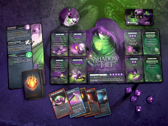 Dice Throne Season 1 - Box 3 - Pyromancer vs Shadow Thief - for just $29.99! 