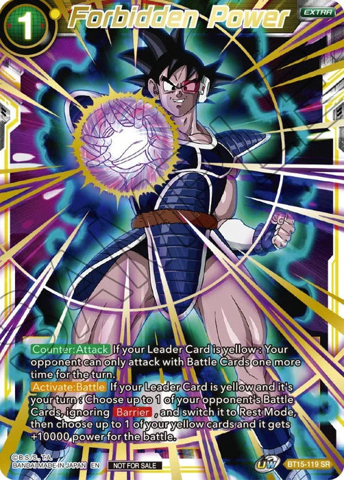 Forbidden Power (Top 32) (BT15-119) [Tournament Promotion Cards] - for just $2.55! 