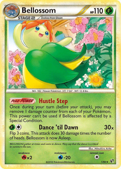 Bellossom (1/90) (Theme Deck Exclusive) [HeartGold & SoulSilver: Undaunted] - for just $0.70! 