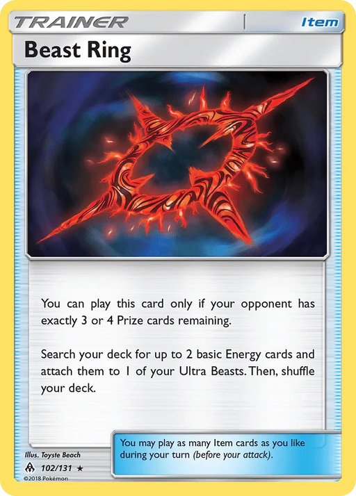 Beast Ring (102/131) [Sun & Moon: Forbidden Light] - for just $0.25! 
