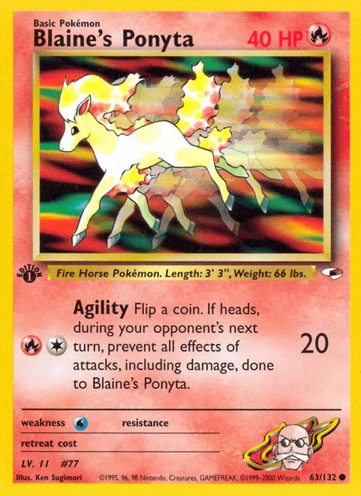 Blaine's Ponyta (63/132) [Gym Heroes 1st Edition] - for just $0.45! 