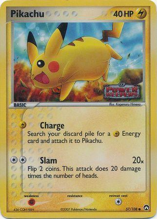 Pikachu (57/108) (Stamped) [EX: Power Keepers] - for just $15.35! 