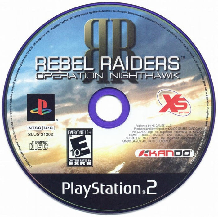 Rebel Raiders: Operation Nighthawk – PlayStation 2 (PS2) - for just $3.99! 
