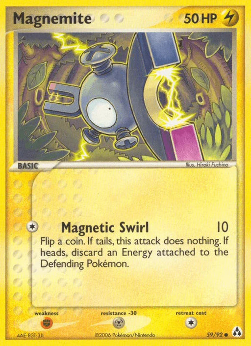 Magnemite (59/92) [EX: Legend Maker] - for just $0.20! 