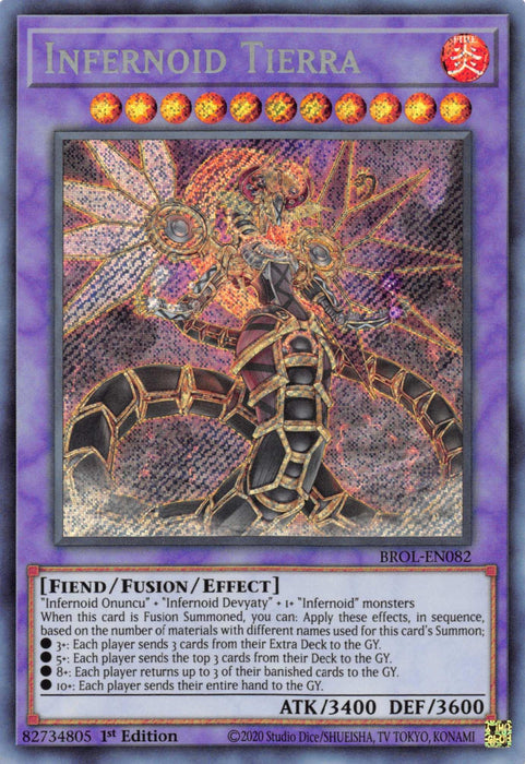 Infernoid Tierra [BROL-EN082] Secret Rare - for just $0.15! 