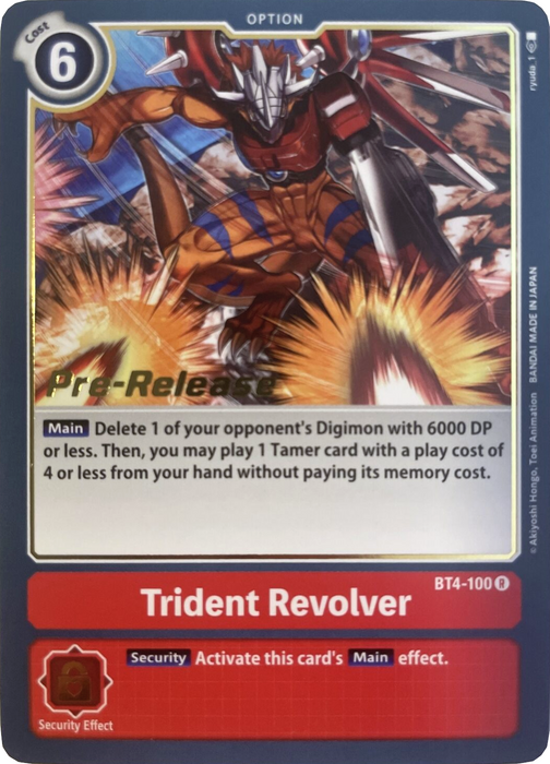 Trident Revolver [BT4-100] [Great Legend Pre-Release Promos] - Just $0.20! Shop now at Retro Gaming of Denver