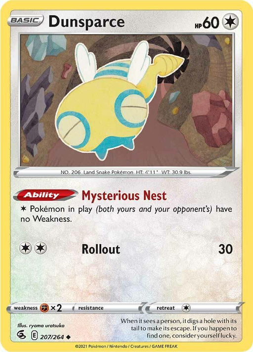 Dunsparce (207/264) [Sword & Shield: Fusion Strike] - for just $0.10! 