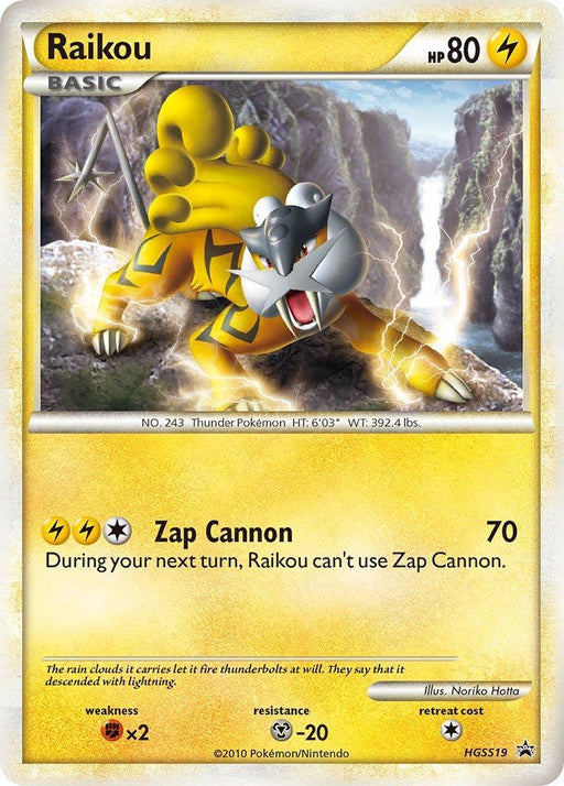 Raikou (HGSS19) [HeartGold & SoulSilver: Black Star Promos] - for just $19.85! 