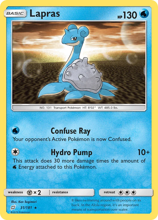 Lapras (31/181) [Sun & Moon: Team Up] - for just $0.90! 