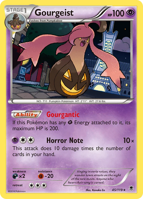 Gourgeist (45/119) [XY: Phantom Forces] - for just $0.30! 