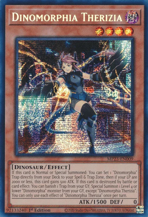 Dinomorphia Therizia [MP23-EN009] Prismatic Secret Rare - for just $0.10! 
