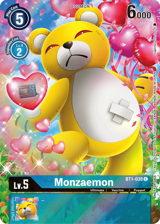 Monzaemon [BT1-038] (25th Special Memorial Pack) [Release Special Booster Promos] - Just $0.09! Shop now at Retro Gaming of Denver