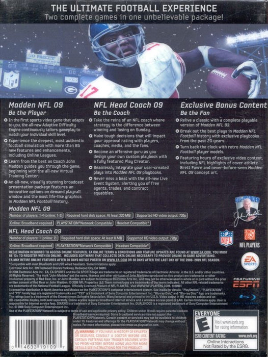 Madden NFL 09 [20th Anniversary Edition] – PlayStation 3 (PS3) - for just $13.99! 