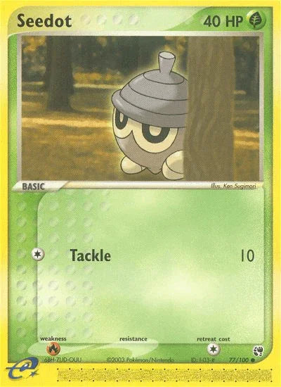 Seedot (77/100) [EX: Sandstorm] - for just $0.35! 