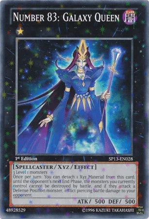 Number 83: Galaxy Queen [SP13-EN028] Starfoil Rare - for just $0.40! 