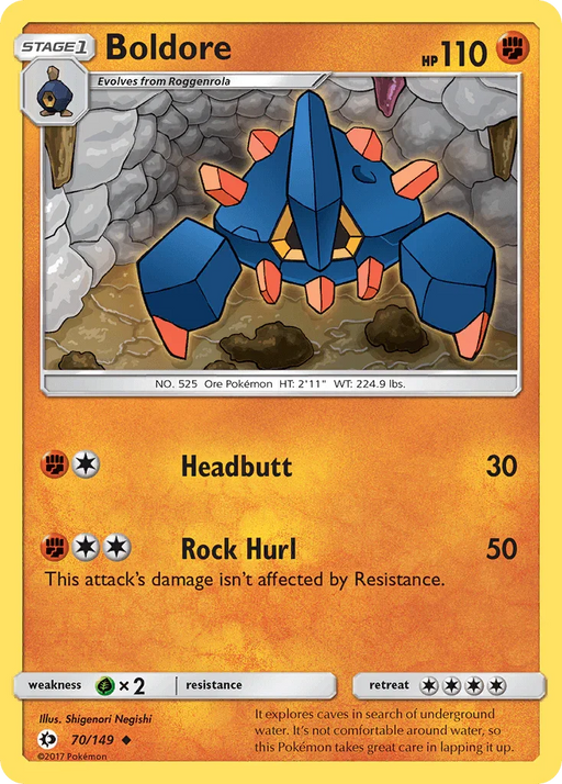 Boldore (70/149) [Sun & Moon: Base Set] - for just $0.10! 