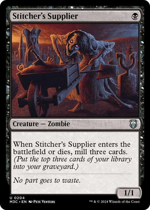 Stitcher's Supplier (Ripple Foil) [Modern Horizons 3 Commander] - Just $2.30! Shop now at Retro Gaming of Denver