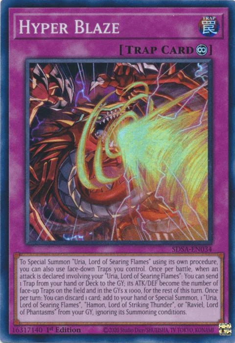 Hyper Blaze [SDSA-EN034] Super Rare - for just $0.20! 